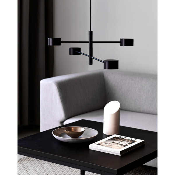 Подвесной светильник, люстра Nordlux 2010803003 Clyde LED 4x16W 2700K 350Lm IP20 черный - фото №1