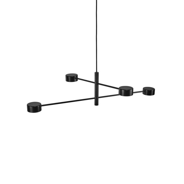 Подвесной светильник, люстра Nordlux 2010803003 Clyde LED 4x16W 2700K 350Lm IP20 черный - фото №3