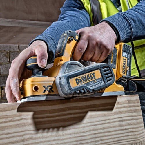 Безщітковий акумуляторний рубанок DeWALT DCP580NT 18В - фото №8