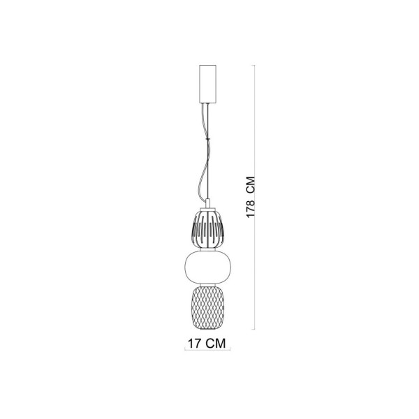 Підвісний світильник, люстра Italux PND-98374-28W-CH Eris Led 1x28W 3000K 3748Lm IP20 Хром - фото №1