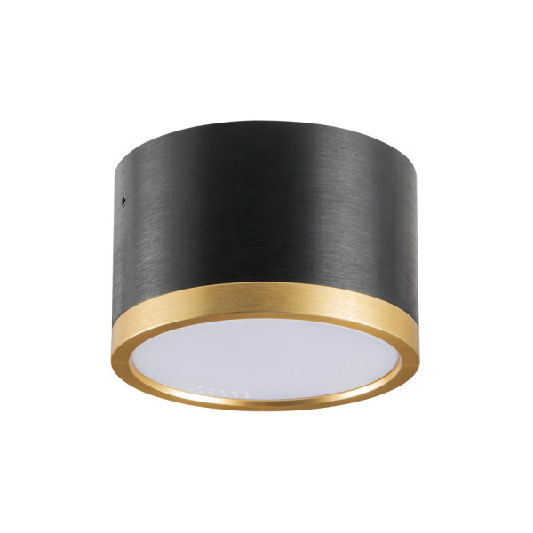 Точечный светильник Goldlux 328090 Mirella GX53 1x6W 4000K 660Lm IP20 Чорний