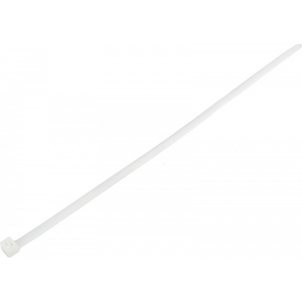 Нейлоновий хомут Аско-Укрем 8x300 білий (100шт)