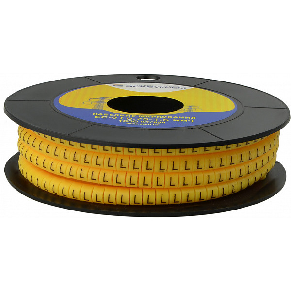 Кабельный маркер Аско-Укрем EC-0 символ «L» (A0150080052)