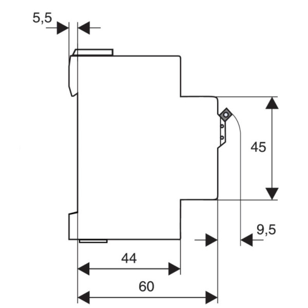Незалежний розчіплювач Schrack BM900006 110-220В AC для BM/BO/BE - фото №1