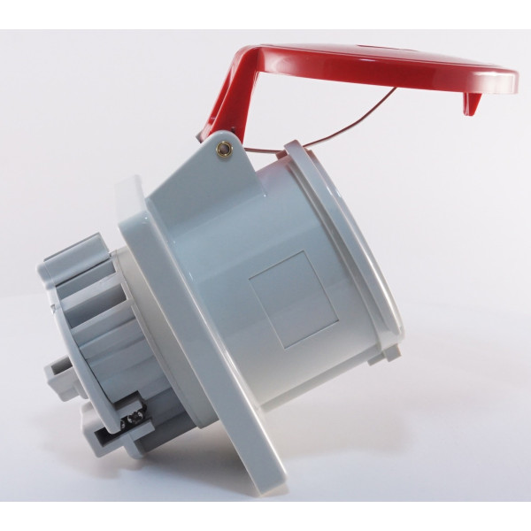 Прямий силовий роз'єм WALTHER WL460406 (3P+E) 63А 380V IP44 - фото №2