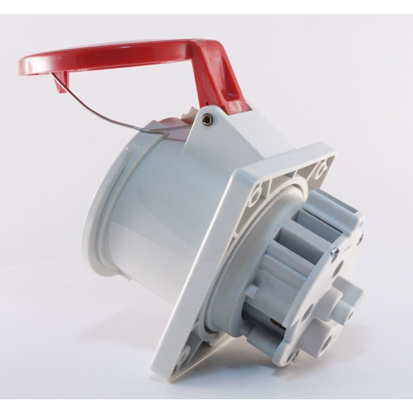 Прямий силовий роз'єм WALTHER WL460406 (3P+E) 63А 380V IP44 - фото №4