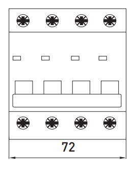 Модульный автоматический выключатель E.Next e.mcb.stand.60.4.C63 4р 63А C (s002153) - фото №5
