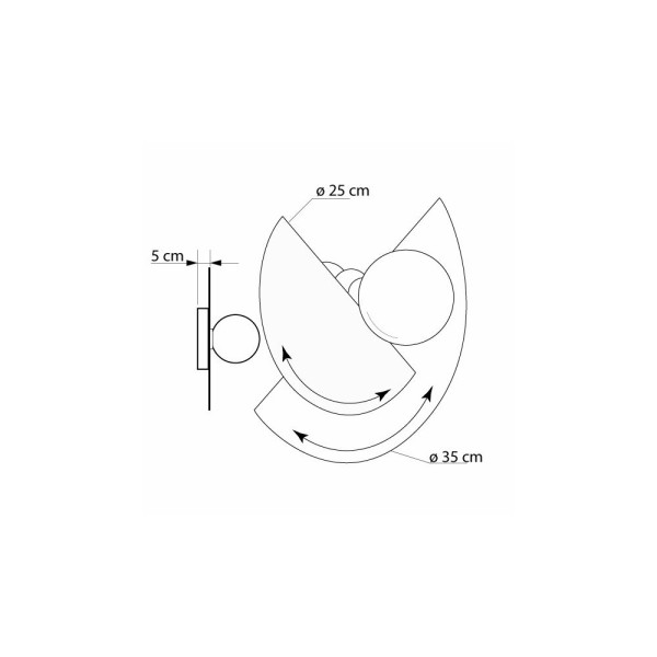 Бра, настенный светильник Imperium Light 657135.01.29 Turangi E27 1x60W IP20 - фото №3