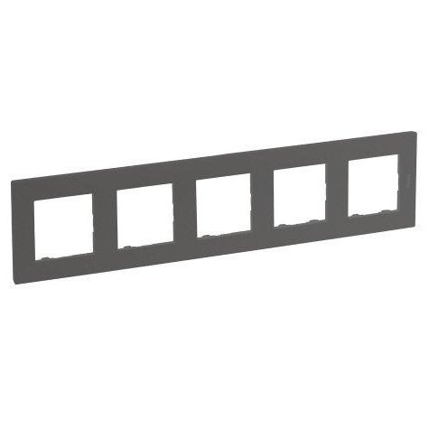 Рамка 5-постовая Legrand Niloe Step сталь (863495)