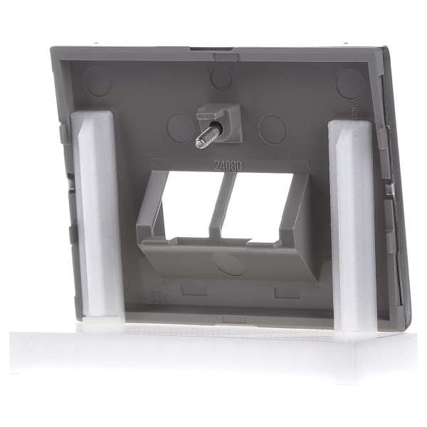 Накладка для двойной розетки UAE нержавеющая сталь Berker K.5 - фото №4