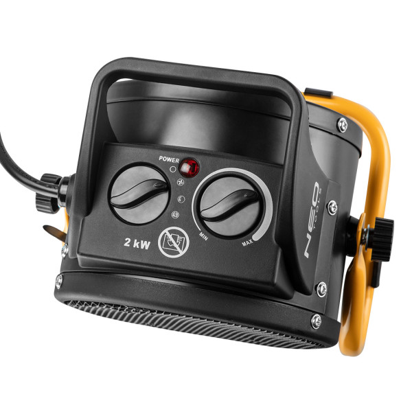 Керамічна теплова гармата Neo Tools 2кВт PTC 197 м³/год (90-062) - фото №2