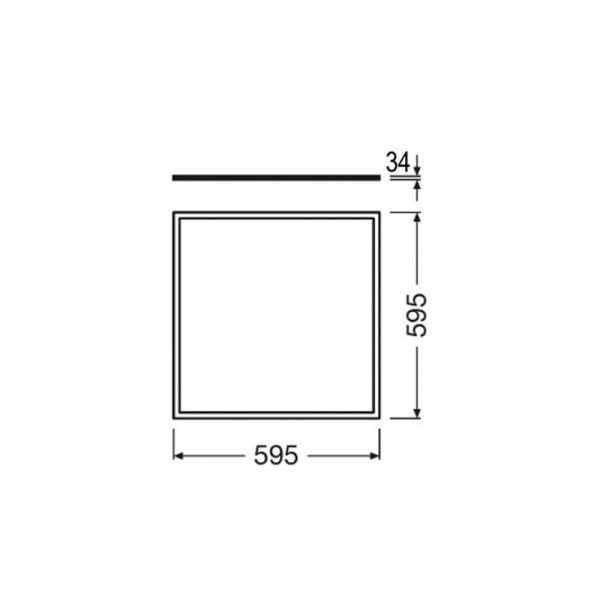 Потолочный светильник Ledvance 4099854246456 Panel If LED 1x36W 4000K 3240Lm IP54 белый - фото №4