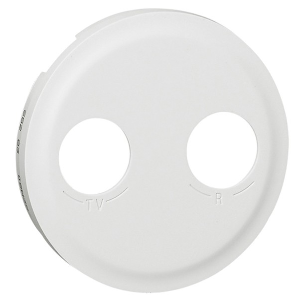 Накладка TV-FM розетки Legrand Celiane (068283) (белый)