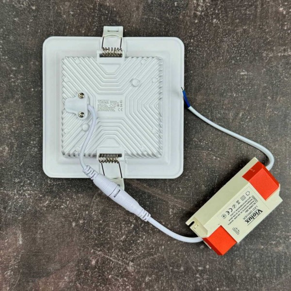Світильник LED даунлайт Violux ALUMIN 9W 4200K квадрат IP20 ( 121260 ) - фото №4