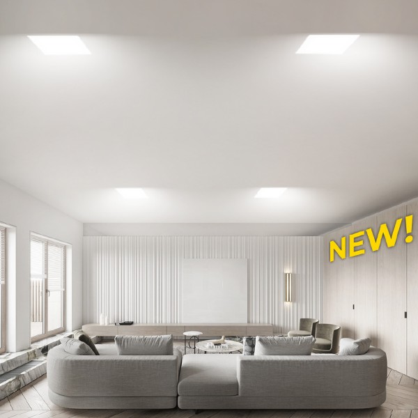 Світильник LED даунлайт Violux ALUMIN 9W 4200K квадрат IP20 ( 121260 ) - фото №9