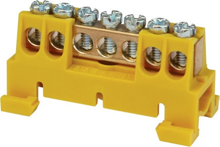 Шина заземления с винтовым зажимом SEZ 7/ZT