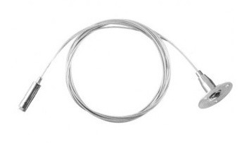 Тросовий підвіс для шинопроводу Feron (2 шт.) - фото №1