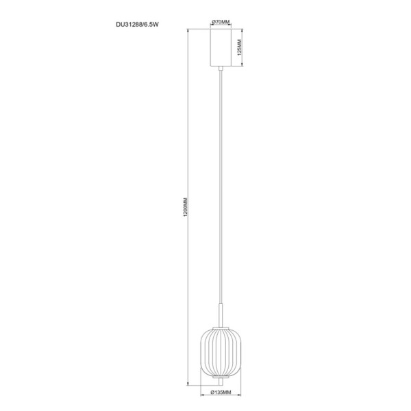 Підвісний світильник, люстра Zuma Line 5905316693517 Akari LED 1x6W 3000K/4500K/6500K 596Lm IP20 золотий - фото №1