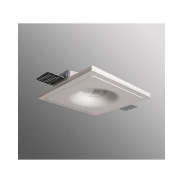 Гіпсовий точковий врізний світильник Agara 01201W СВ 001