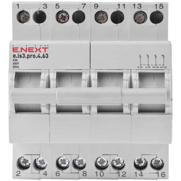 Перемикач навантаження E.NEXT p008016 e.is3.pro.4.63