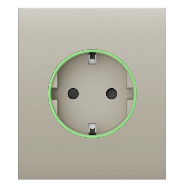 Центральная панель умной розетки Ajax 59971.162.IV CenterCover Smart для OutletCore слоновая кость (38794)