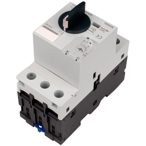 Автомат захисту двигуна Schrack BE200630 4-6,3А 3P - фото №3