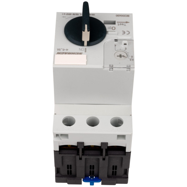 Автомат захисту двигуна Schrack BE200630 4-6,3А 3P - фото №4