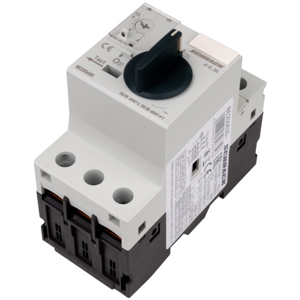 Автомат захисту двигуна Schrack BE200630 4-6,3А 3P - фото №7