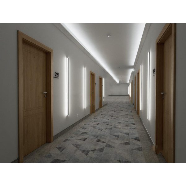 Профиль для светодиодной ленты Lumines DOPIO белый - фото №4