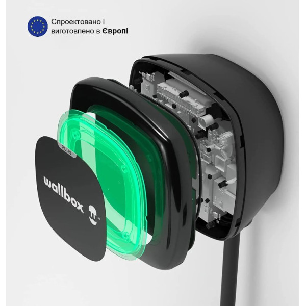 Зарядна станція Wallbox Pulsar Plus 11кВт Type 2 кабель 5м чорна (PLP1-0-2-3-9-002) - фото №5