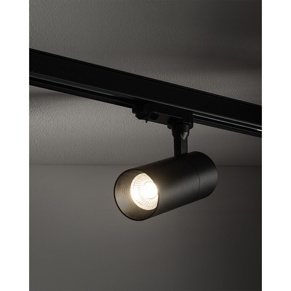 Трековий світильник Nowodvorski 10397 CTLS Tinos LED 1x20W 3000K 1700Lm IP20 чорний - фото №1