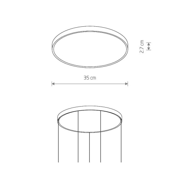 Основание Nowodvorski Cameleon 10274 Canopy H 40W IP20 Bl - фото №1
