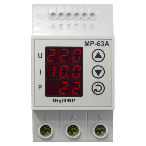 Реле напруги V-protector МР-63 DigiTOP - фото №2