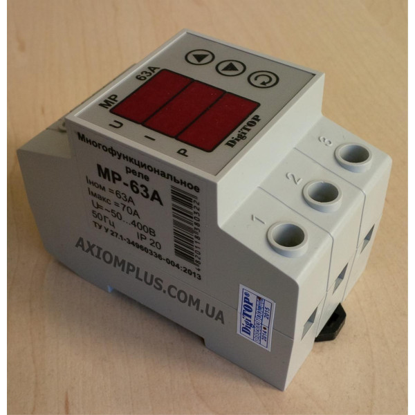 Реле напруги V-protector МР-63 DigiTOP - фото №6