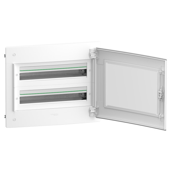 Врізний щит Schneider Electric PrismaSeT XS LVSXP224 2 ряди 48М прозорі двері - фото №1