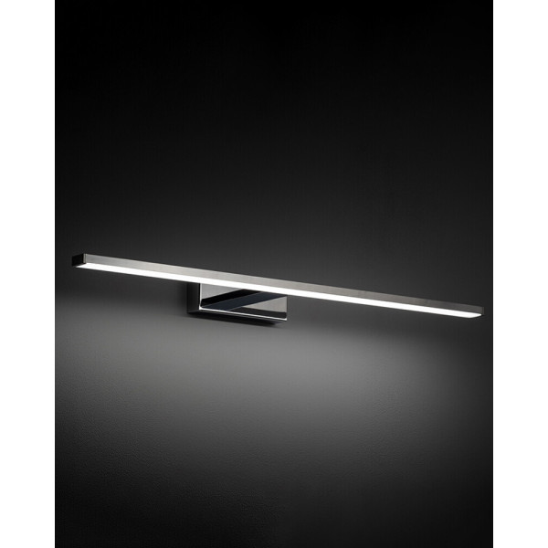 Світильник підсвітка для дзеркала Nowodvorski 8131 Picasso LED 1x12W 4000K 900Lm IP44 хром - фото №1