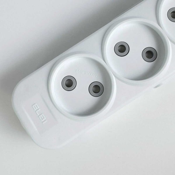 Колодка EL-BI 3-я без заземления со шторками Myra ( 527-010200-300 ) - фото №5