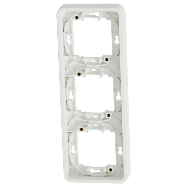 Вертикальна 3-постова рамка Schneider Electric MUR39109 IP55 (біла)