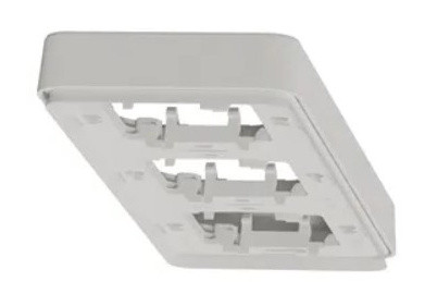 Вертикальна 3-постова рамка Schneider Electric MUR39109 IP55 (біла) - фото №2