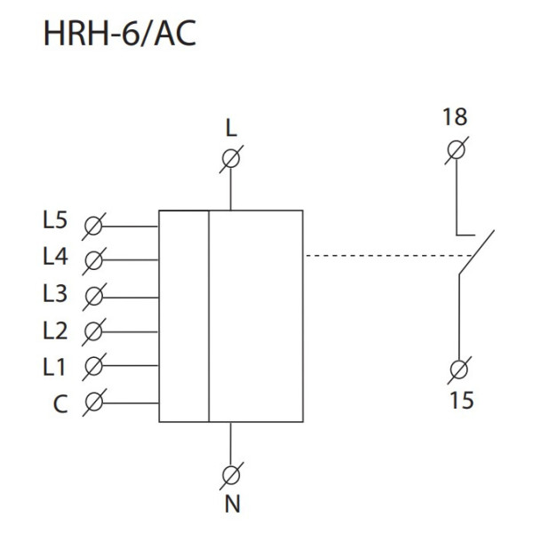 Реле контролю рівня рідини ELKOep HRH-6/230V - фото №4