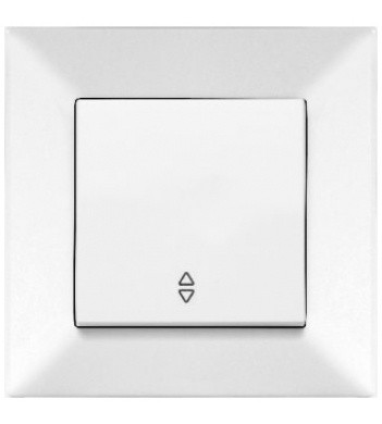 Вимикач прохідний Meridian, білий