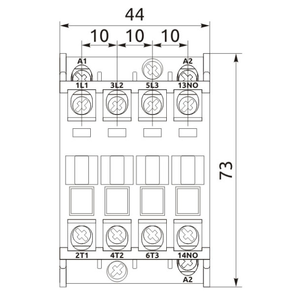 Магнитный пускатель Promfactor FC-1/12А 1NO AC400В (FC10012400) - фото №1
