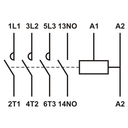 Магнитный пускатель Promfactor FC-1/12А 1NO AC400В (FC10012400) - фото №3