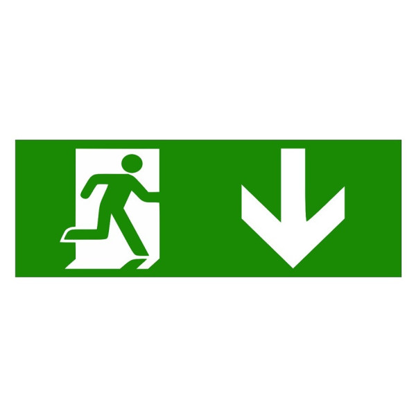 Наклейка TNSy «Вказівник двері прямо» 320х115мм (TNSy5000096)