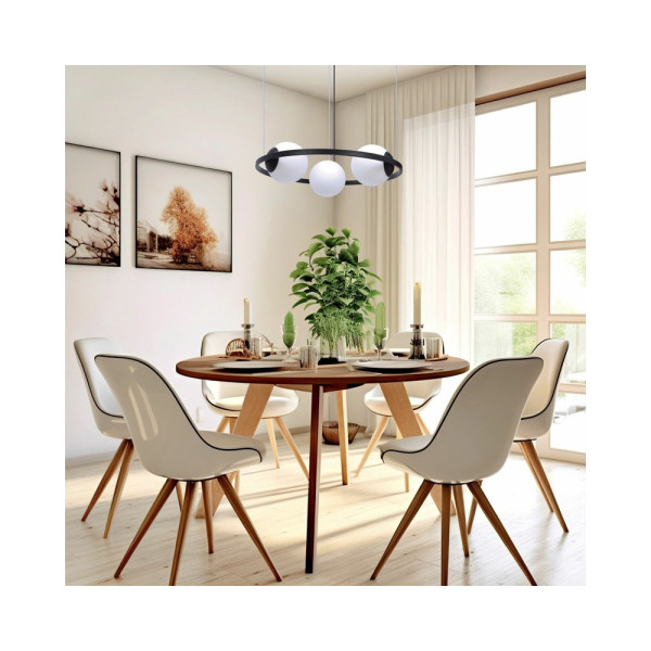 Люстра Zuma Line 5004 Orbit E27 3x40W IP20 Чорна - фото №2