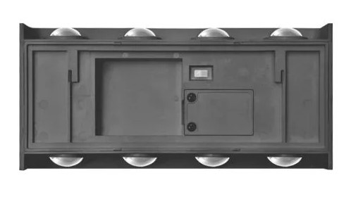 Накладний світильник Maxus MWL 8Вт 3000/4100/6500К IP65 BL Square (1-MWL-8W-BLS) - фото №1