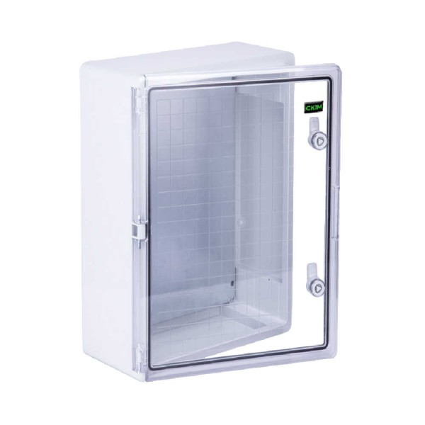 Бокс монтажний пластиковий СКІМ 700х500х250 з панеллю IP65 прозора дверка ( С0702009 )