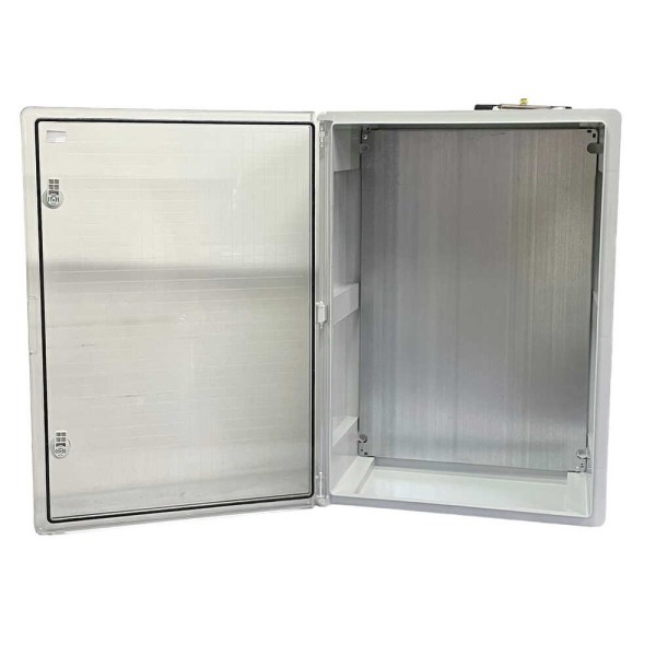 Бокс монтажний пластиковий СКІМ 700х500х250 з панеллю IP65 прозора дверка ( С0702009 ) - фото №1