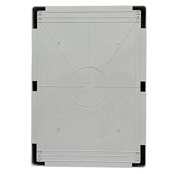 Бокс монтажний пластиковий СКІМ 700х500х250 з панеллю IP65 прозора дверка ( С0702009 ) - фото №2