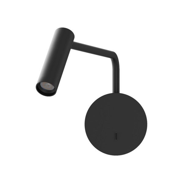 Бра, настенный светильник Kloodi WA-RIDIK 250 3K BK LED 1x3W 130Lm IP20 черный - фото №2